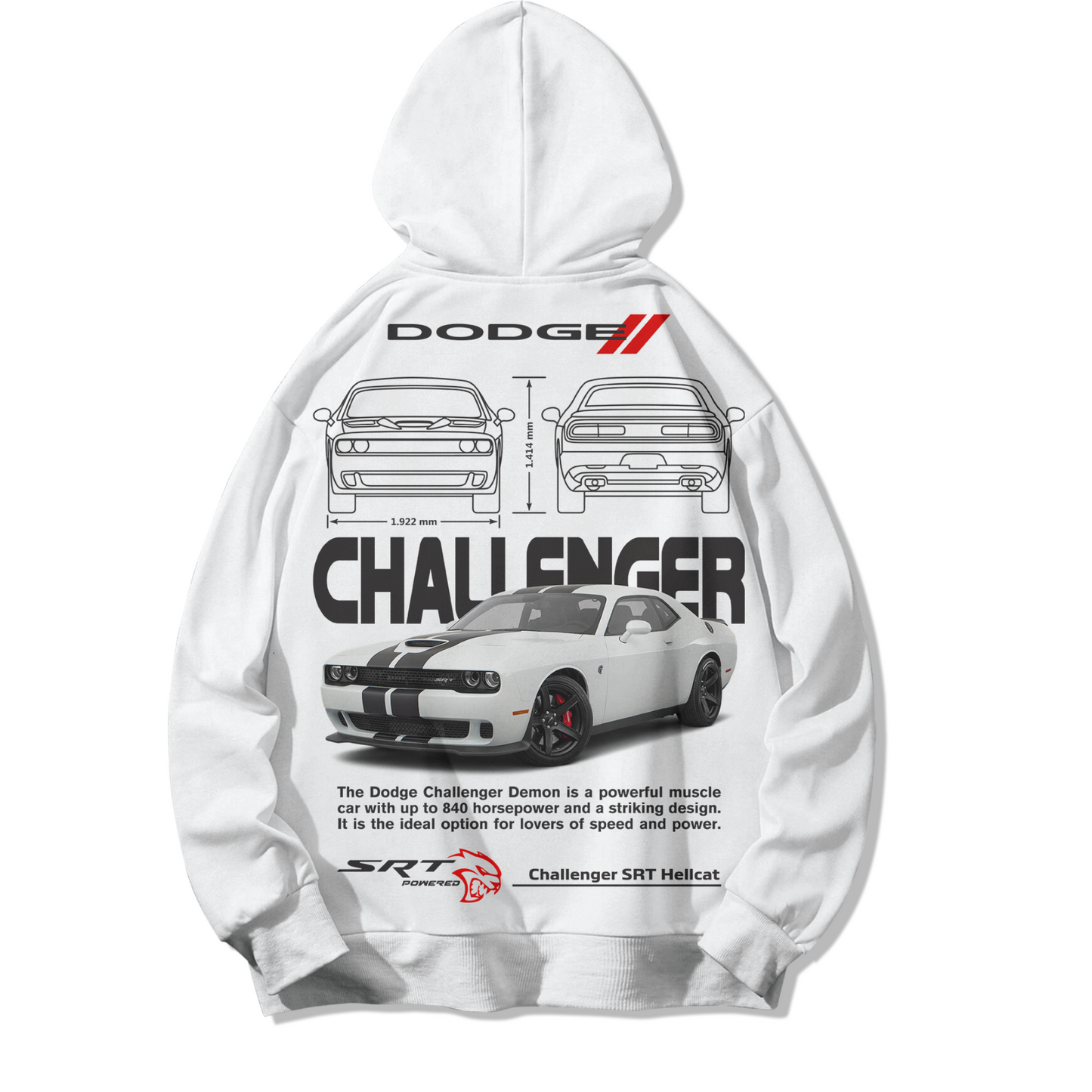 Dodge Challenger Hoddie